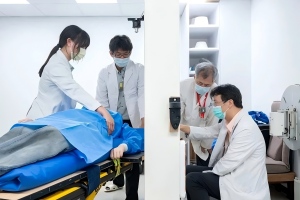 the tumor is the area where neutron beams are irradiated for breast cancer patients
